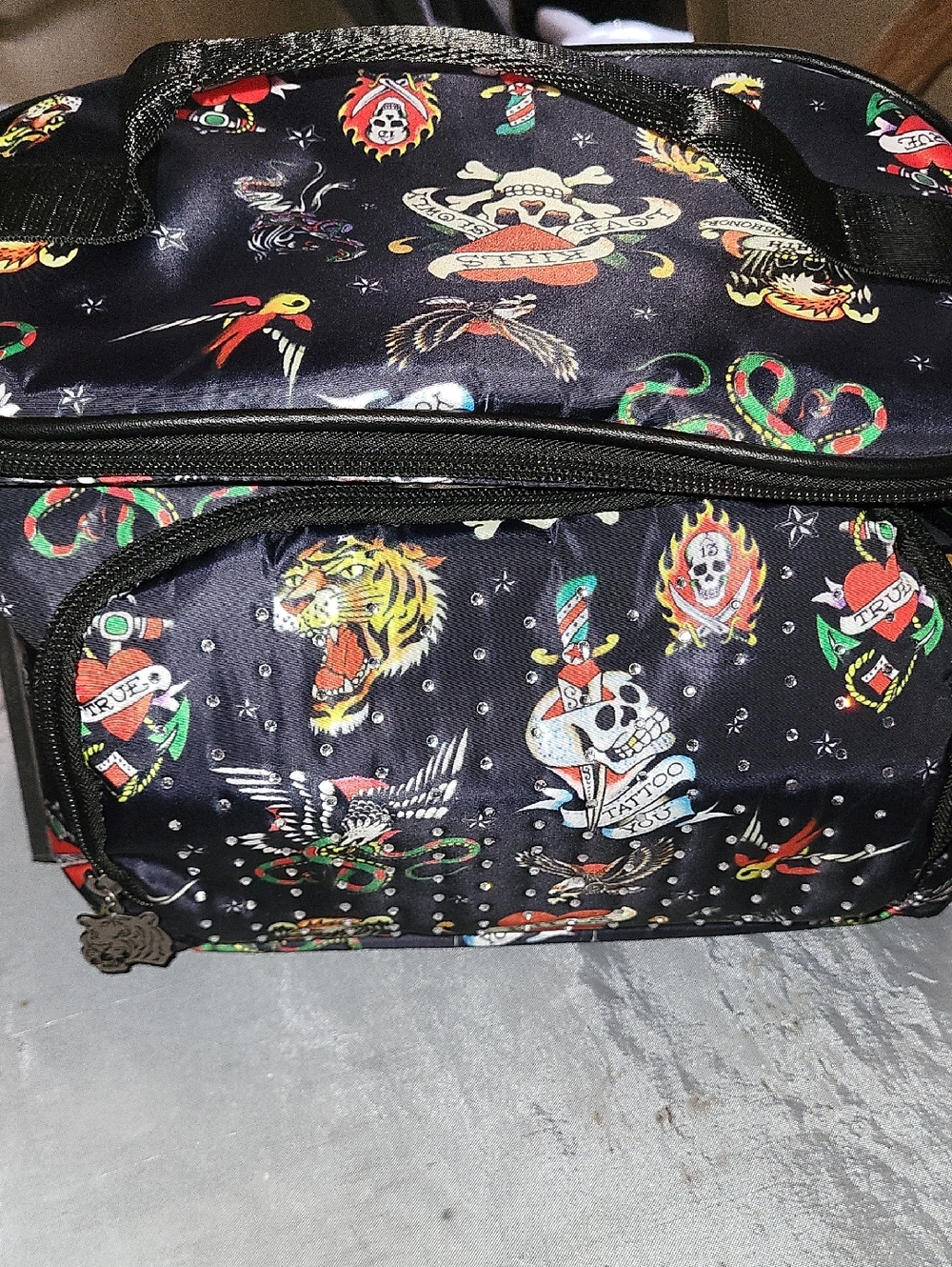 Ed Hardy Lunch Tote Tattoo You, Tiger, Heart, Eagle BNWT HL